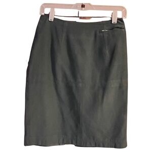 Vintage Pia Rucci Faux Suede Skirt